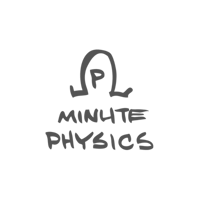 Minute Physics greyscale logo 400x400