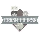 Crash Course greyscale logo 400x400