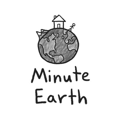 Minute Earth greyscale logo 400x400