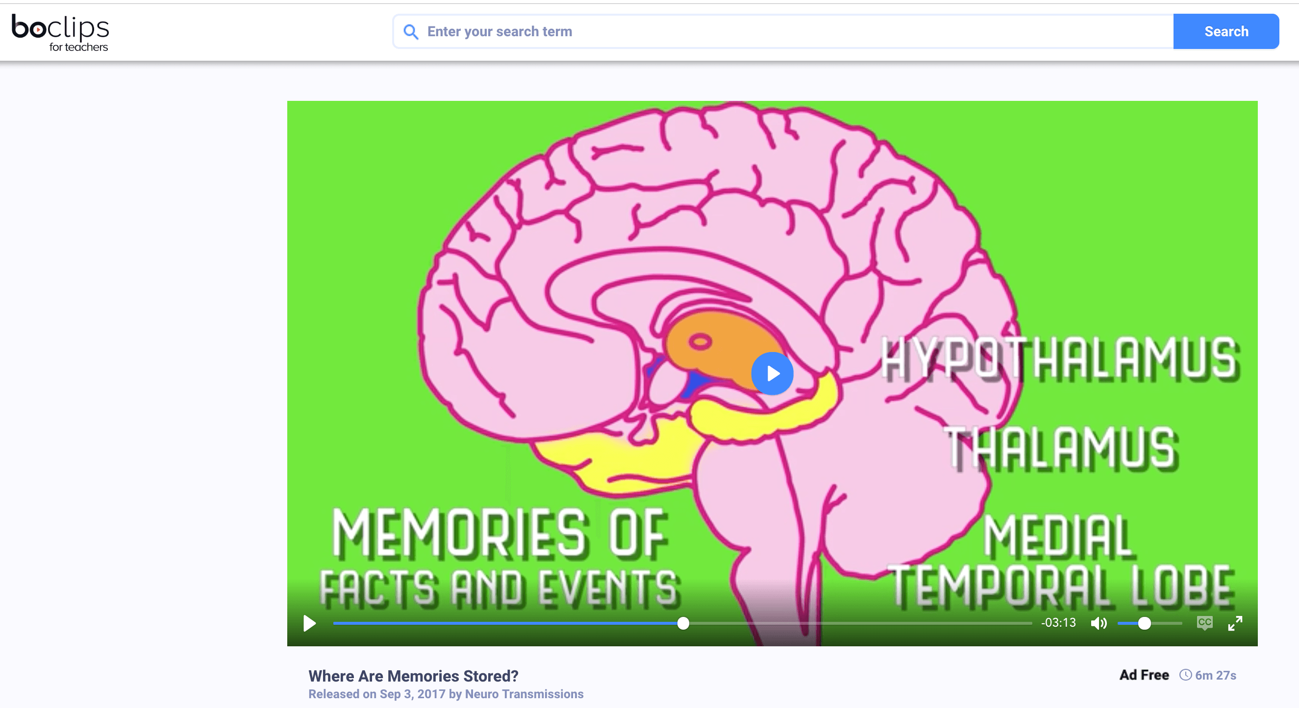 Video learning strategies