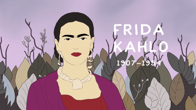 Frida Kahlo educational history video for International Women's Day