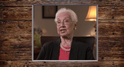Katherine Johnson educational history video for International Women's Day